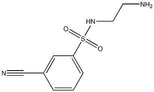 N-(2-aminoethyl)-3-cyanobenzene-1-sulfonamide
