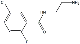 N-(2-aminoethyl)-5-chloro-2-fluorobenzamide Struktur