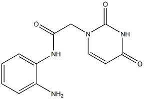 N-(2-aminophenyl)-2-(2,4-dioxo-1,2,3,4-tetrahydropyrimidin-1-yl)acetamide Struktur