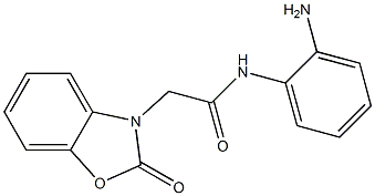 N-(2-aminophenyl)-2-(2-oxo-2,3-dihydro-1,3-benzoxazol-3-yl)acetamide Structure