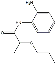 N-(2-aminophenyl)-2-(propylsulfanyl)propanamide