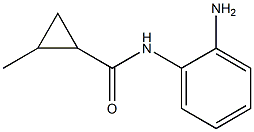 N-(2-aminophenyl)-2-methylcyclopropanecarboxamide Struktur