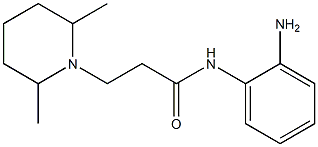 N-(2-aminophenyl)-3-(2,6-dimethylpiperidin-1-yl)propanamide