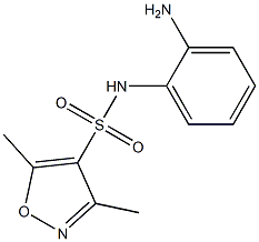 N-(2-aminophenyl)-3,5-dimethyl-1,2-oxazole-4-sulfonamide Structure