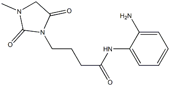 N-(2-aminophenyl)-4-(3-methyl-2,5-dioxoimidazolidin-1-yl)butanamide Struktur