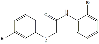 N-(2-bromophenyl)-2-[(3-bromophenyl)amino]acetamide Structure