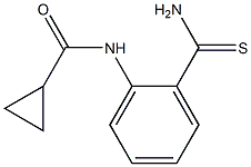 N-(2-carbamothioylphenyl)cyclopropanecarboxamide Structure
