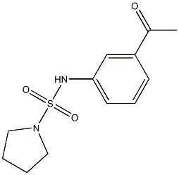 N-(3-acetylphenyl)pyrrolidine-1-sulfonamide