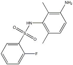 N-(3-amino-2,6-dimethylphenyl)-2-fluorobenzenesulfonamide