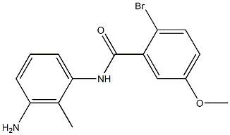 N-(3-amino-2-methylphenyl)-2-bromo-5-methoxybenzamide