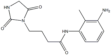 N-(3-amino-2-methylphenyl)-4-(2,5-dioxoimidazolidin-1-yl)butanamide