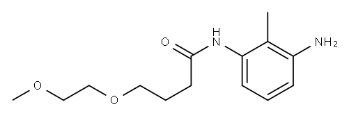 N-(3-amino-2-methylphenyl)-4-(2-methoxyethoxy)butanamide