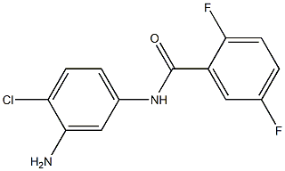 N-(3-amino-4-chlorophenyl)-2,5-difluorobenzamide Structure