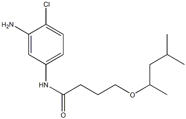 N-(3-amino-4-chlorophenyl)-4-[(4-methylpentan-2-yl)oxy]butanamide Structure