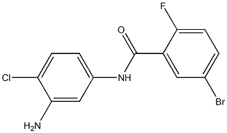 N-(3-amino-4-chlorophenyl)-5-bromo-2-fluorobenzamide