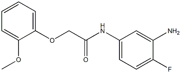 N-(3-amino-4-fluorophenyl)-2-(2-methoxyphenoxy)acetamide