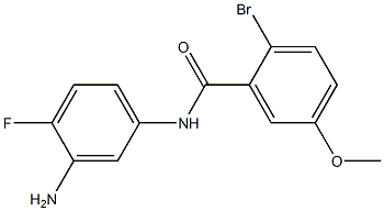 N-(3-amino-4-fluorophenyl)-2-bromo-5-methoxybenzamide