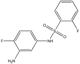 N-(3-amino-4-fluorophenyl)-2-fluorobenzenesulfonamide