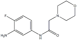 N-(3-amino-4-fluorophenyl)-2-morpholin-4-ylacetamide