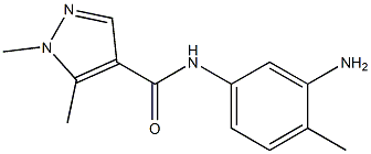 N-(3-amino-4-methylphenyl)-1,5-dimethyl-1H-pyrazole-4-carboxamide|