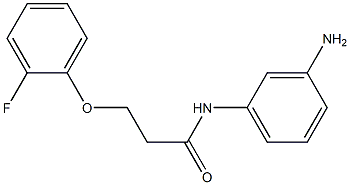N-(3-aminophenyl)-3-(2-fluorophenoxy)propanamide
