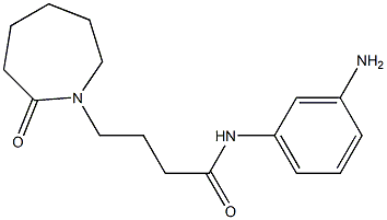 N-(3-aminophenyl)-4-(2-oxoazepan-1-yl)butanamide Struktur