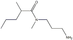 N-(3-aminopropyl)-N,2-dimethylpentanamide Structure