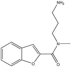 N-(3-aminopropyl)-N-methyl-1-benzofuran-2-carboxamide Structure