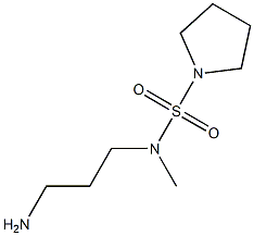 N-(3-aminopropyl)-N-methylpyrrolidine-1-sulfonamide Structure