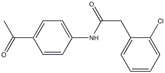 N-(4-acetylphenyl)-2-(2-chlorophenyl)acetamide