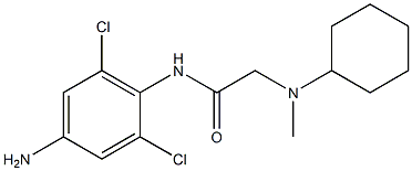 N-(4-amino-2,6-dichlorophenyl)-2-[cyclohexyl(methyl)amino]acetamide
