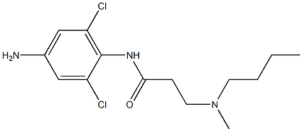 N-(4-amino-2,6-dichlorophenyl)-3-[butyl(methyl)amino]propanamide