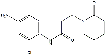 N-(4-amino-2-chlorophenyl)-3-(2-oxopiperidin-1-yl)propanamide Struktur