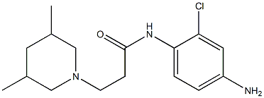 N-(4-amino-2-chlorophenyl)-3-(3,5-dimethylpiperidin-1-yl)propanamide
