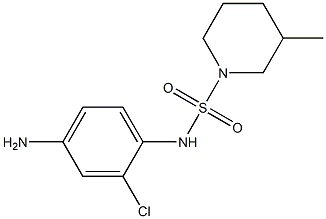 N-(4-amino-2-chlorophenyl)-3-methylpiperidine-1-sulfonamide