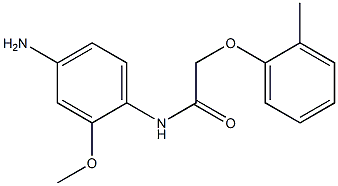 N-(4-amino-2-methoxyphenyl)-2-(2-methylphenoxy)acetamide Structure