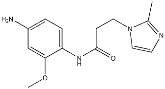 N-(4-amino-2-methoxyphenyl)-3-(2-methyl-1H-imidazol-1-yl)propanamide|