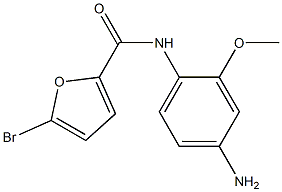 N-(4-amino-2-methoxyphenyl)-5-bromo-2-furamide Struktur