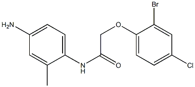 N-(4-amino-2-methylphenyl)-2-(2-bromo-4-chlorophenoxy)acetamide