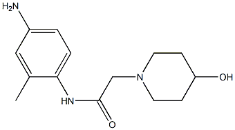 N-(4-amino-2-methylphenyl)-2-(4-hydroxypiperidin-1-yl)acetamide
