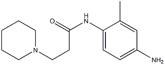 N-(4-amino-2-methylphenyl)-3-piperidin-1-ylpropanamide Struktur