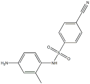N-(4-amino-2-methylphenyl)-4-cyanobenzene-1-sulfonamide