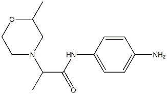 N-(4-aminophenyl)-2-(2-methylmorpholin-4-yl)propanamide