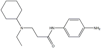 N-(4-aminophenyl)-3-[cyclohexyl(ethyl)amino]propanamide