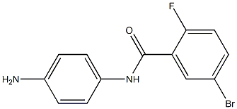 N-(4-aminophenyl)-5-bromo-2-fluorobenzamide Struktur
