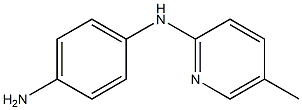 N-(4-aminophenyl)-N-(5-methylpyridin-2-yl)amine Structure