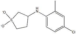 N-(4-chloro-2-methylphenyl)-N-(1,1-dioxidotetrahydrothien-3-yl)amine Structure