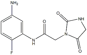 N-(5-amino-2-fluorophenyl)-2-(2,5-dioxoimidazolidin-1-yl)acetamide