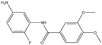 N-(5-amino-2-fluorophenyl)-3,4-dimethoxybenzamide Structure