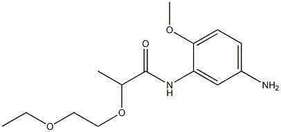 N-(5-amino-2-methoxyphenyl)-2-(2-ethoxyethoxy)propanamide